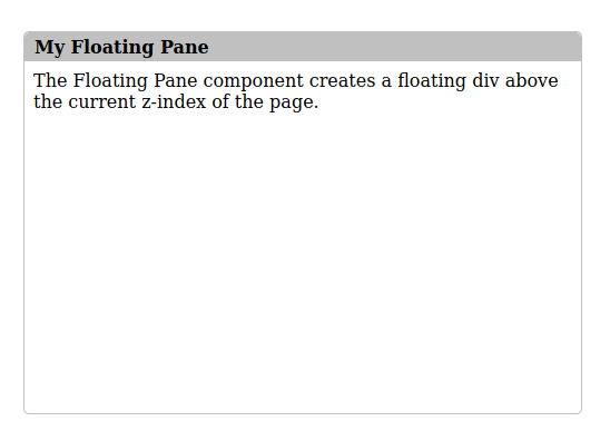 FloatingPane