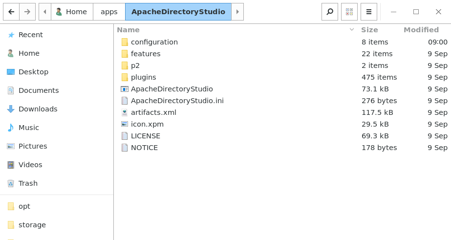 apache directory studio new server missing