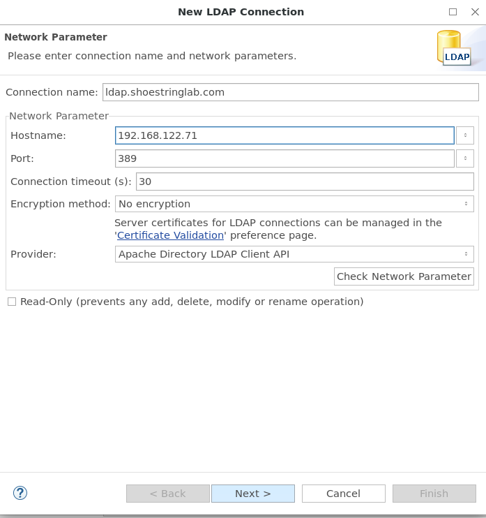 how to access password editor apache directory studio