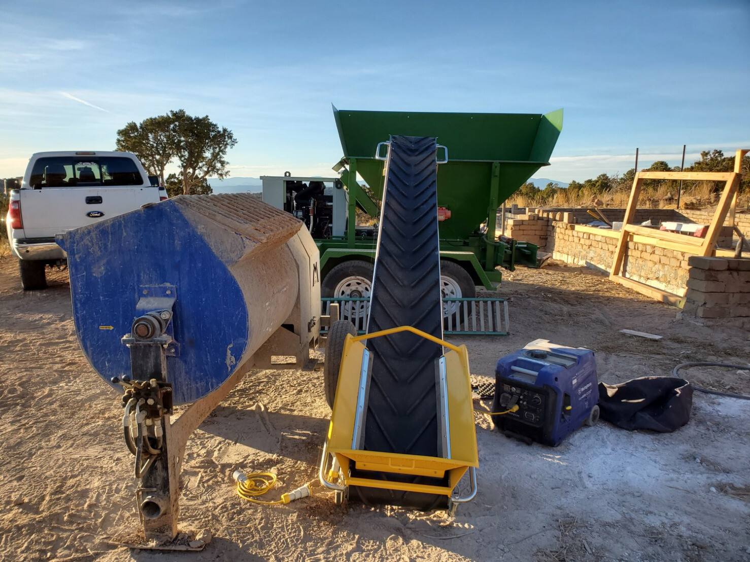 block press setup