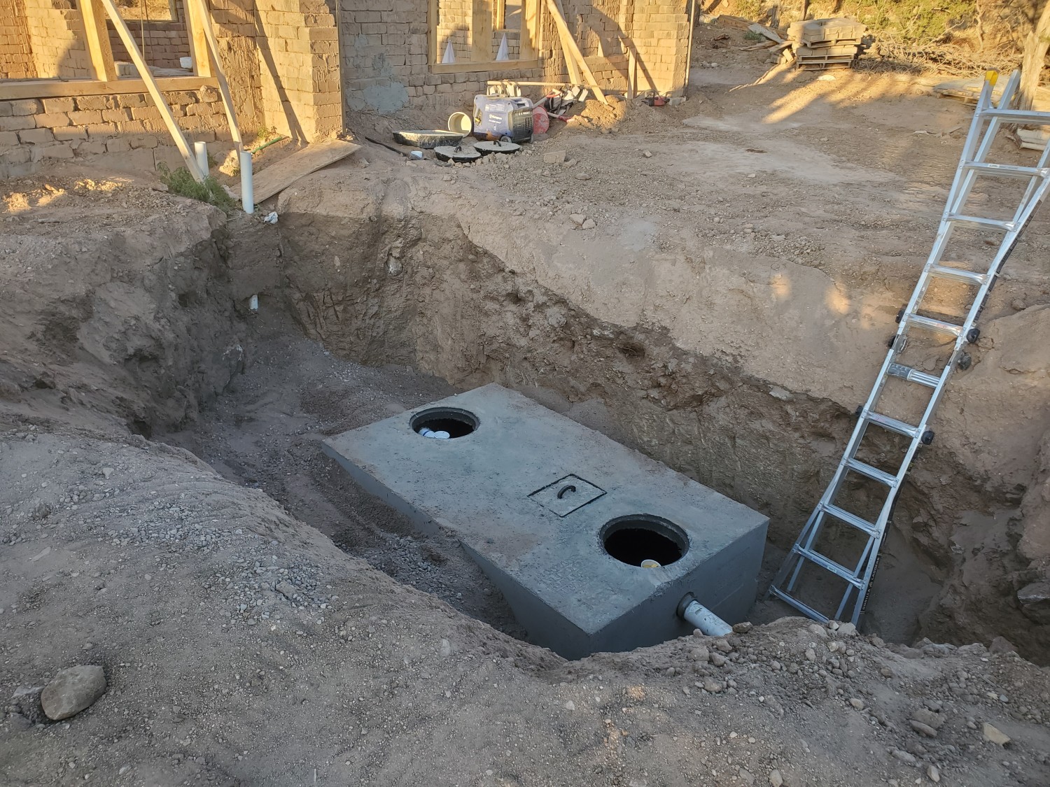 septic tank install