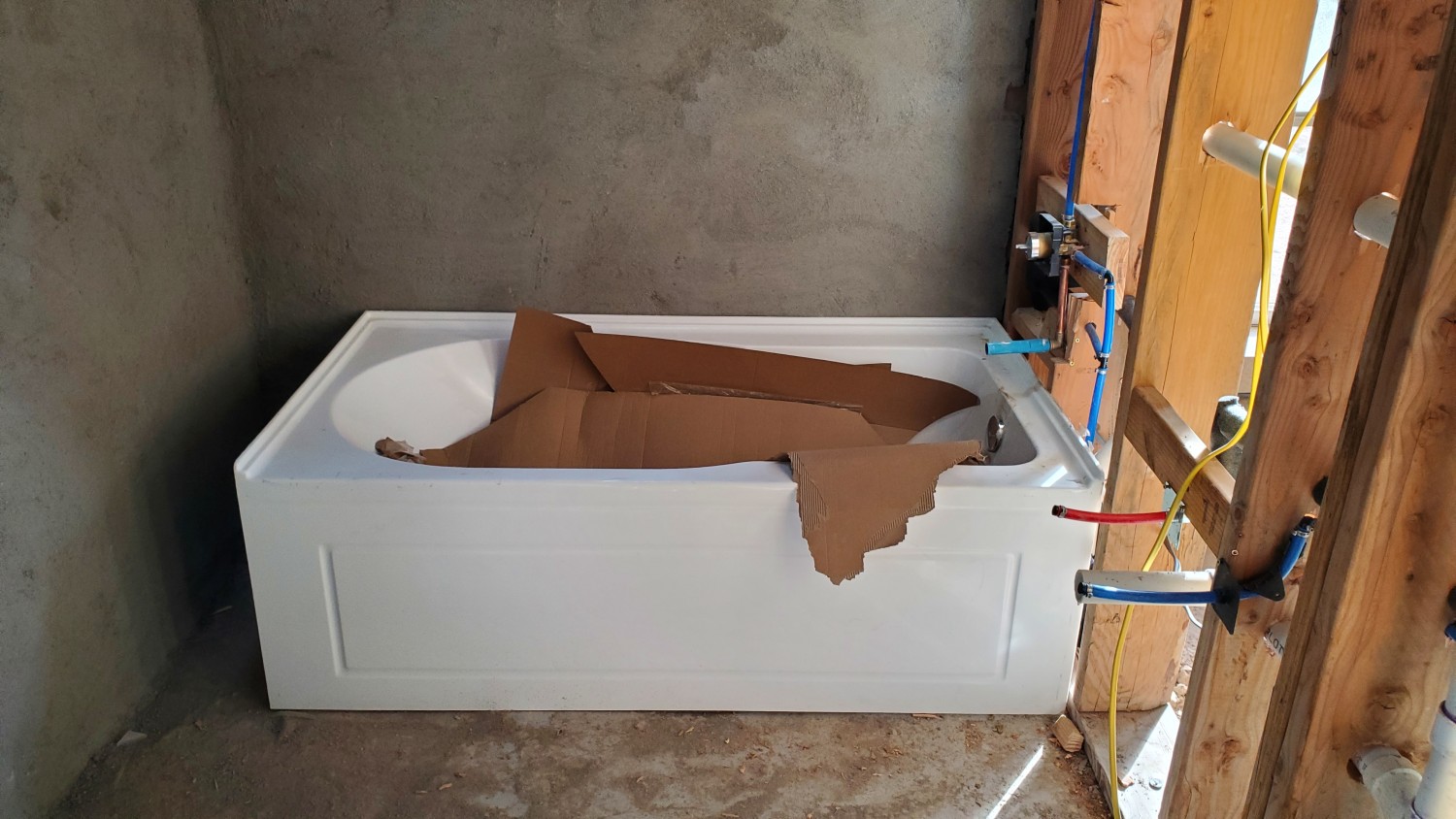 bathtub install